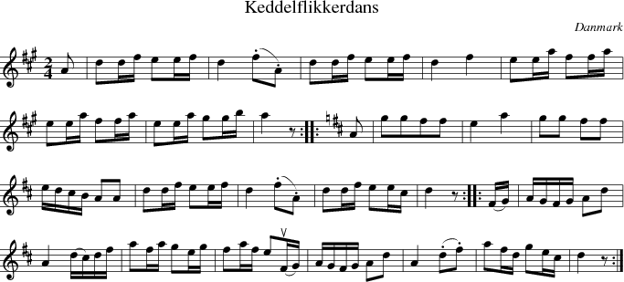  Keddelflikkerdans