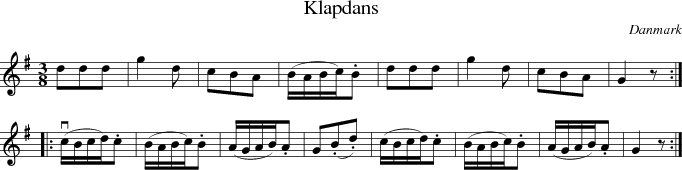  Klapdans