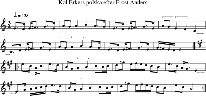  Kol Erkers polska efter Frost Anders