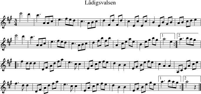  Ldigsvalsen