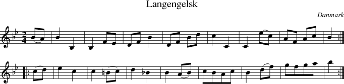  Langengelsk