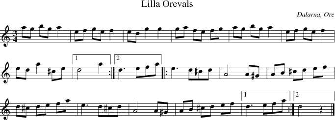 Lilla Orevals