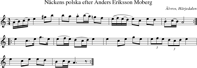  N�ckens polska efter Anders Eriksson Moberg