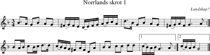  Norrlands skrot 1