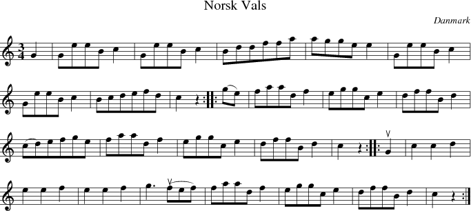  Norsk Vals