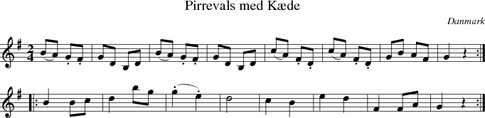  Pirrevals med Kde