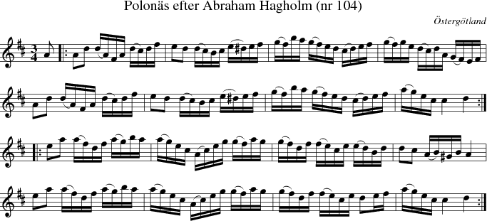  Polons efter Abraham Hagholm (nr 104) 