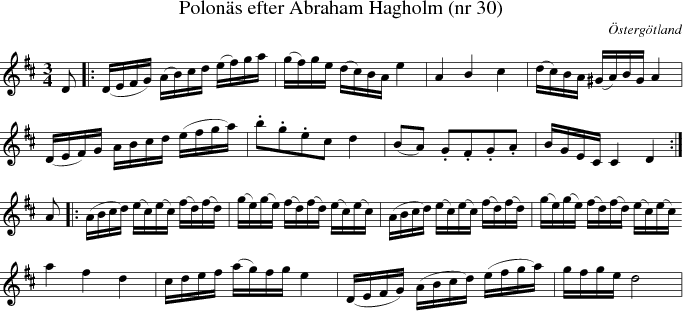  Polon�s efter Abraham Hagholm (nr 30)