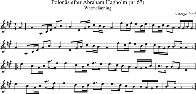  Polon�s efter Abraham Hagholm (nr 67) 