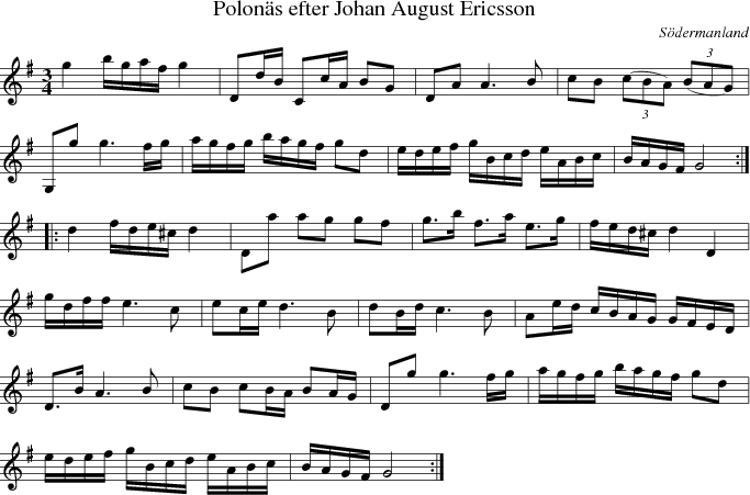  Polons efter Johan August Ericsson