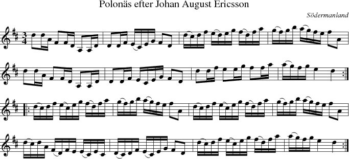  Polons efter Johan August Ericsson