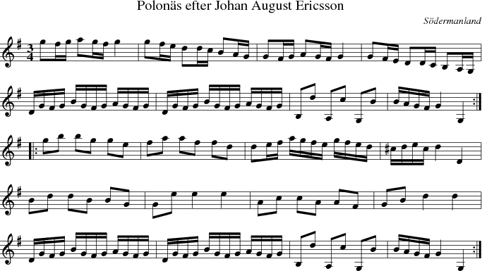  Polons efter Johan August Ericsson