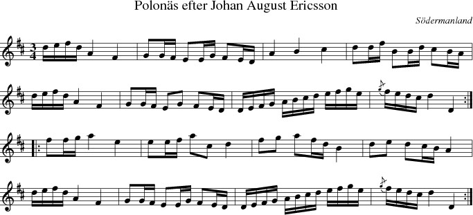  Polons efter Johan August Ericsson