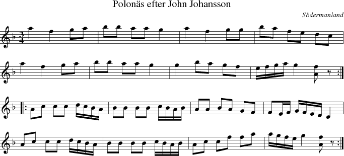  Polons efter John Johansson