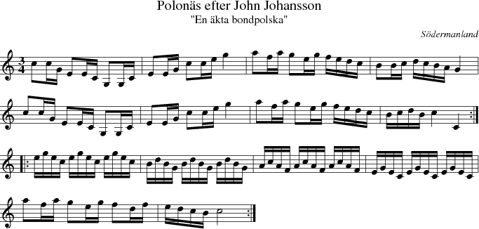  Polons efter John Johansson