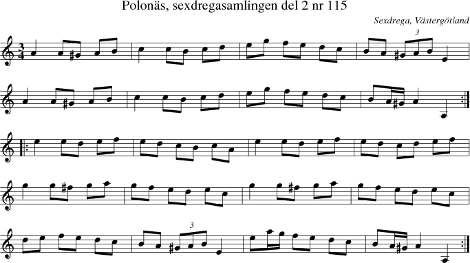  Polons, sexdregasamlingen del 2 nr 115