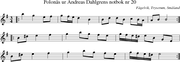  Polon�s ur Andreas Dahlgrens notbok nr 20