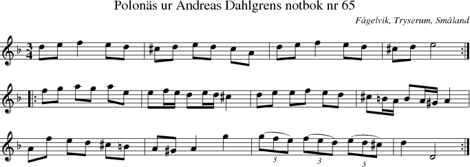  Polons ur Andreas Dahlgrens notbok nr 65