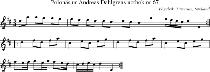  Polons ur Andreas Dahlgrens notbok nr 67