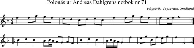  Polons ur Andreas Dahlgrens notbok nr 71