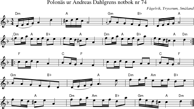  Polons ur Andreas Dahlgrens notbok nr 74