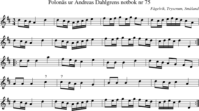  Polons ur Andreas Dahlgrens notbok nr 75