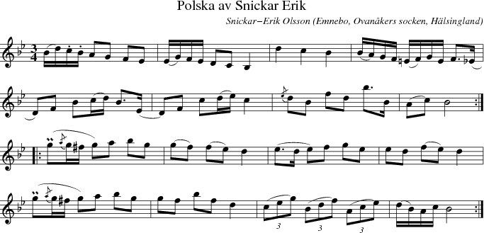  Polska av Snickar Erik