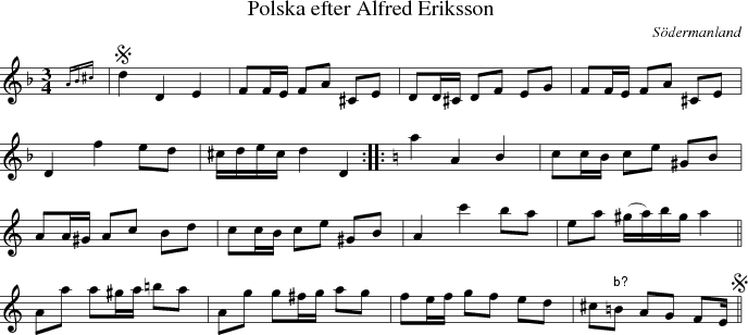  Polska efter Alfred Eriksson
