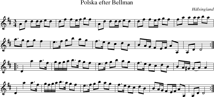  Polska efter Bellman