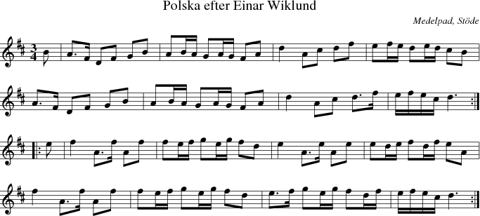  Polska efter Einar Wiklund