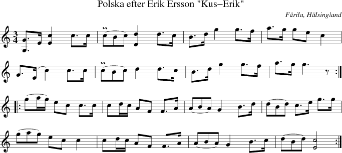 Polska efter Erik Ersson "Kus-Erik"