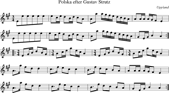  Polska efter Gustav Strutz