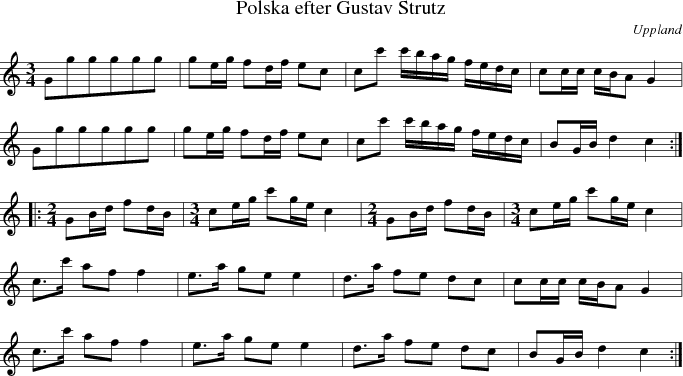  Polska efter Gustav Strutz