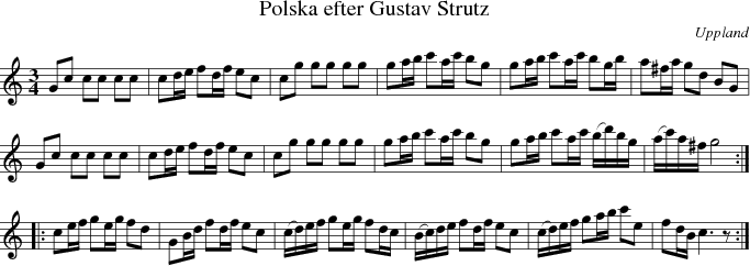  Polska efter Gustav Strutz