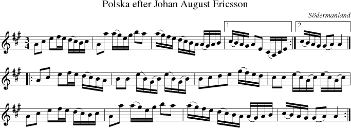  Polska efter Johan August Ericsson