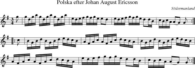  Polska efter Johan August Ericsson