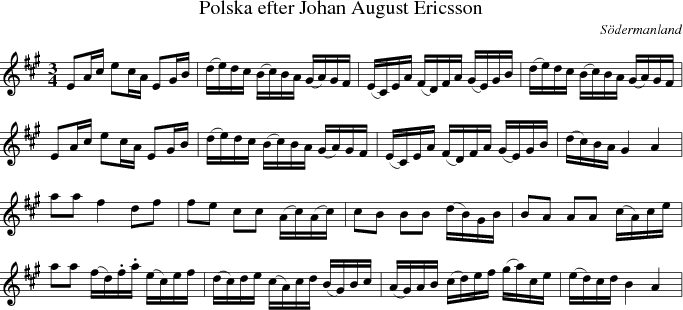  Polska efter Johan August Ericsson