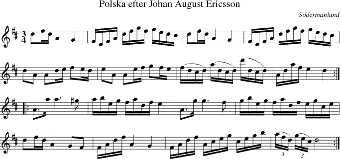  Polska efter Johan August Ericsson