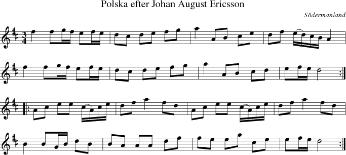  Polska efter Johan August Ericsson