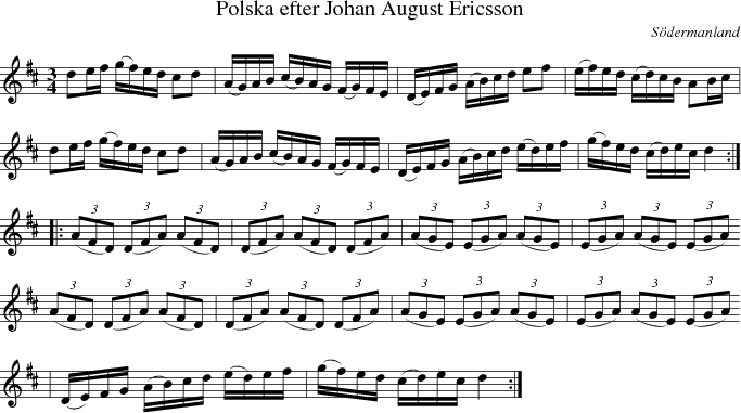  Polska efter Johan August Ericsson
