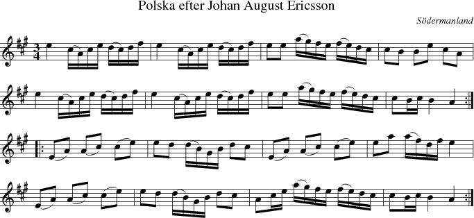  Polska efter Johan August Ericsson