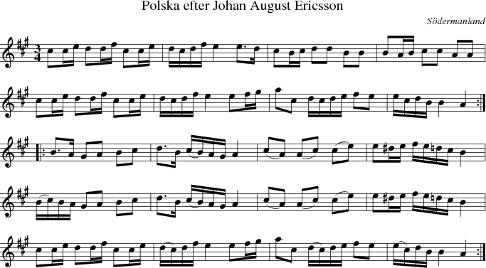  Polska efter Johan August Ericsson