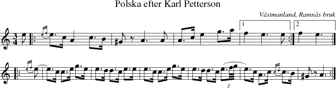  Polska efter Karl Petterson