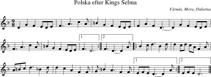  Polska efter Kings Selma