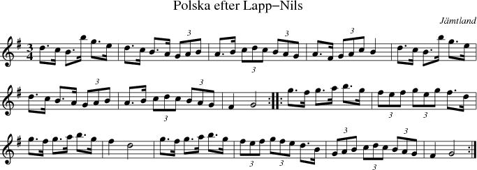  Polska efter Lapp-Nils