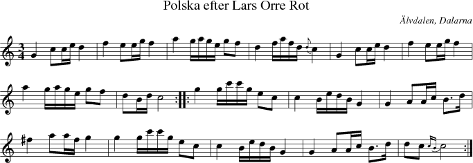  Polska efter Lars Orre Rot