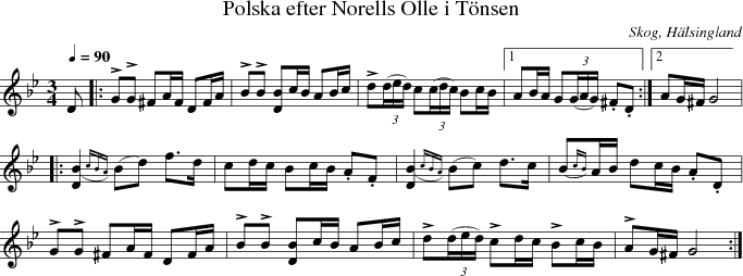  Polska efter Norells Olle i Tnsen