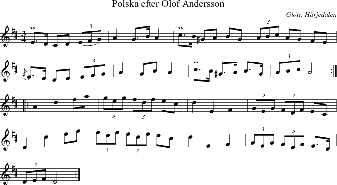  Polska efter Olof Andersson