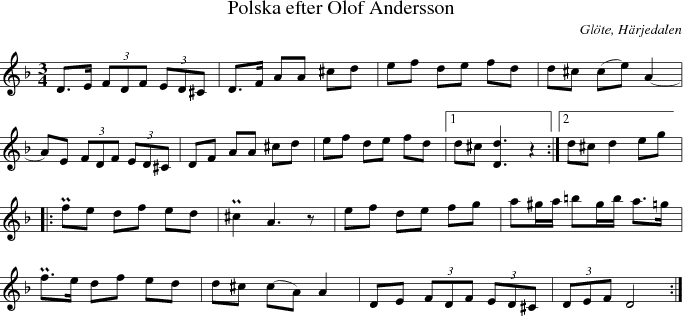  Polska efter Olof Andersson