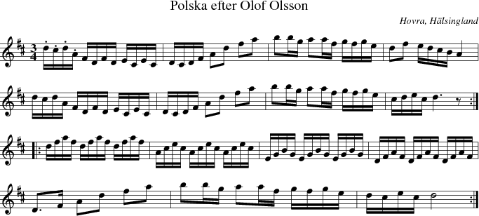  Polska efter Olof Olsson